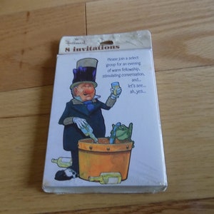 Invitations de fête vintage W.C. Cartes Fields pour la Saint-Patrick