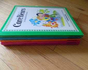 Care Bears Book Carebear books: Grumpy Tender Heart Friendship Lot 5 Parker Brothers Carebears