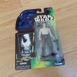 スターウォーズ フォースの力 ハン・ソロ カーボナイト スターウォーズ アクションフィギュア 未開封 ヴィンテージ おもちゃ 人形 武器