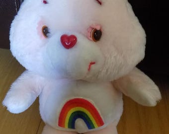 Carebear Cheer Bear Care Bear Plush Stuffed Animal Vintage Carebears Action Figure Rainbow