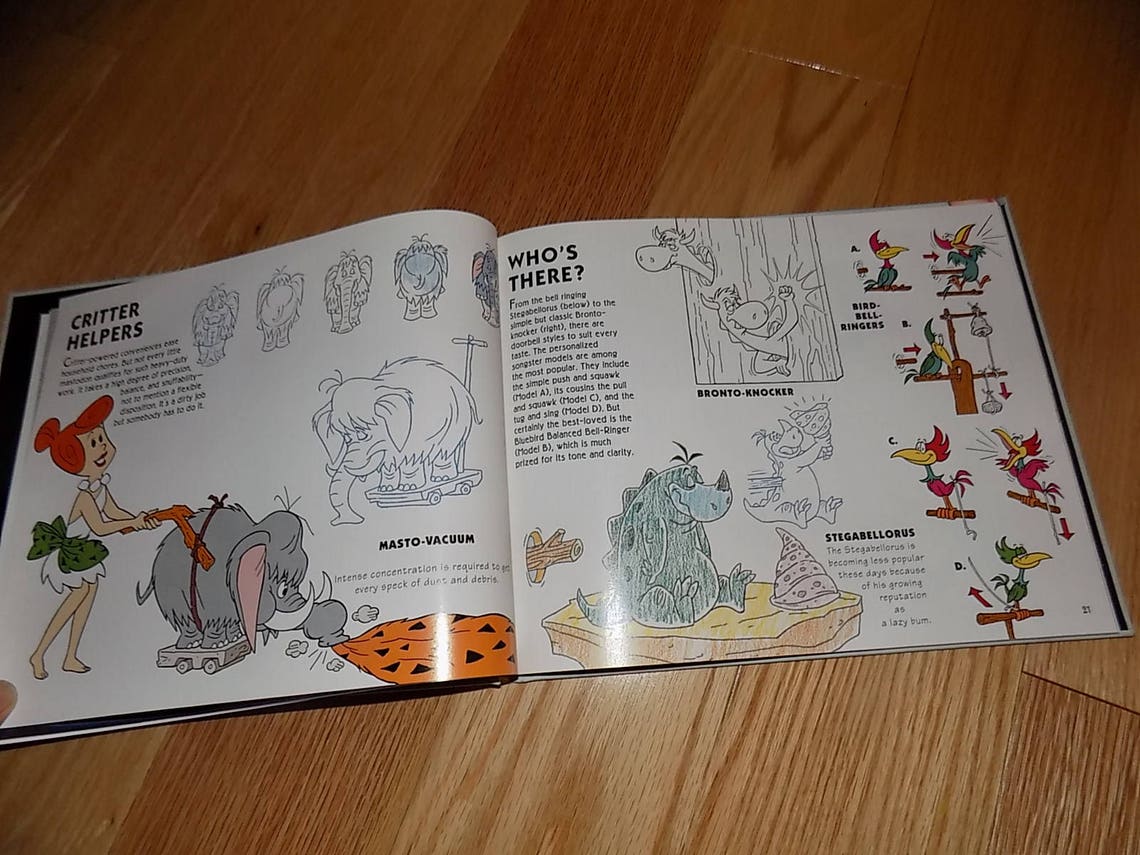 The Flintstones Wacky Inventions How Things Work in the Modern Etsy