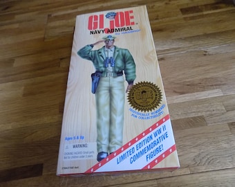 G I JOE Doll vintage Classic Collection Accessories Dolls Hasbro Action Figure Toys  Navy Admiral