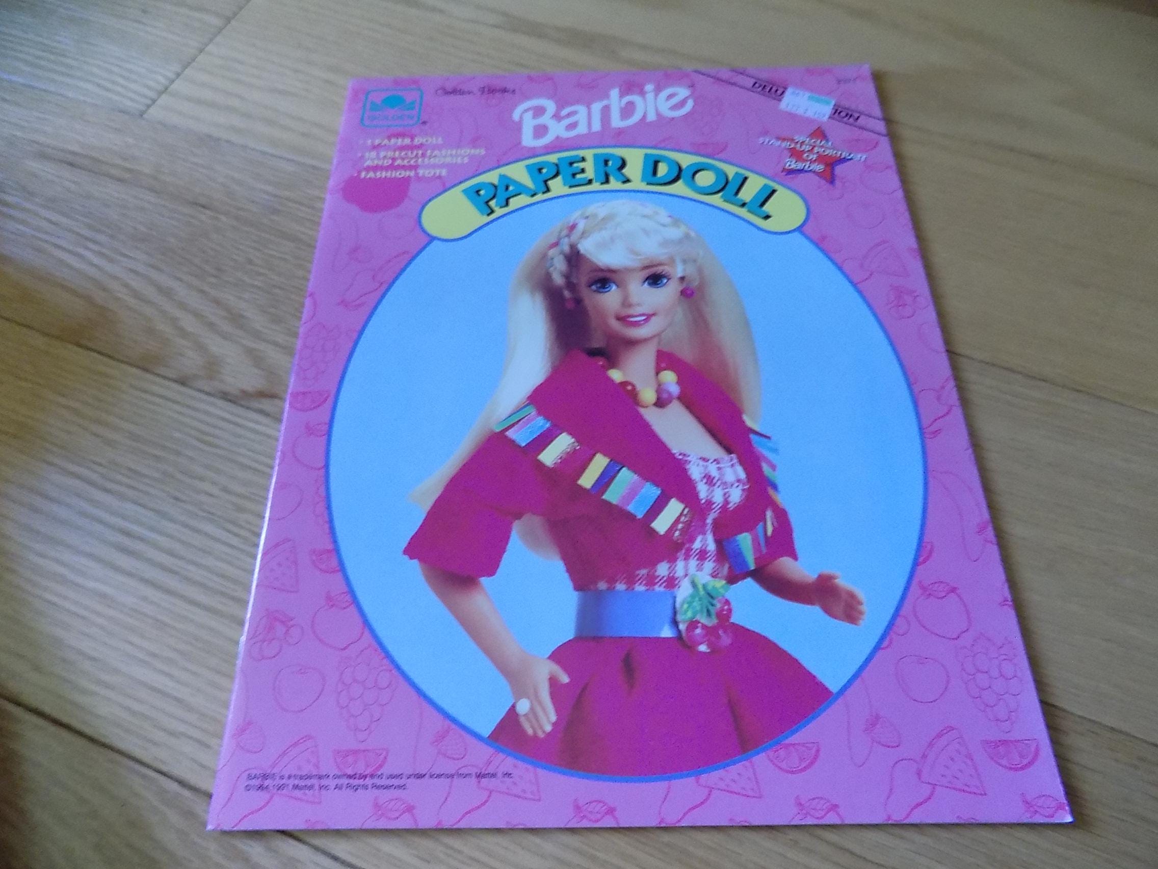 Original Barbie Paper Doll - Etsy