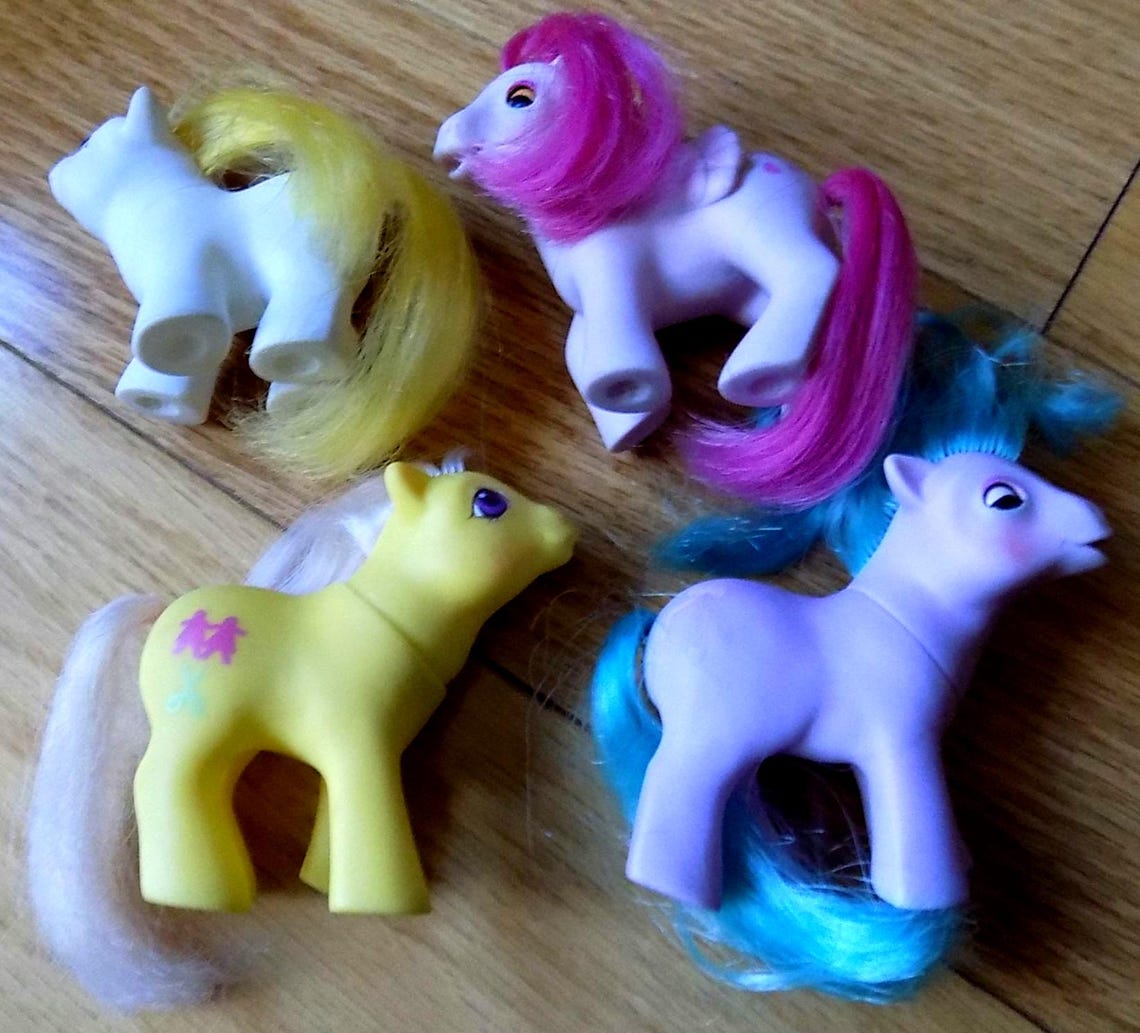 Vintage My Little Pony G1 Baby Ponies Lot - 1980s Hasbro MLP - Etsy