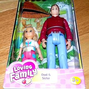Fisher Price Loving Family Dollhouse Little Tikes People Vintage Playskool Doll House People