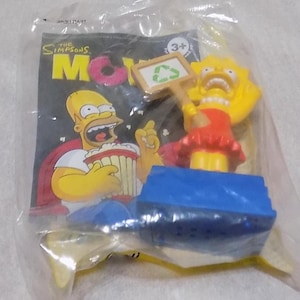 Vintage Simpsons Happy Meal Toy: New Sealed Burger King