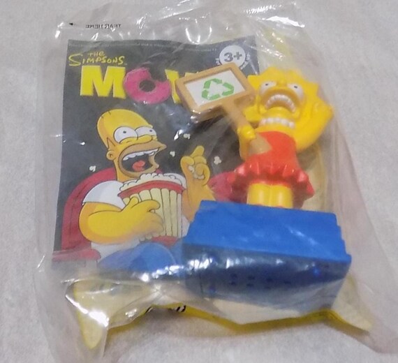 Vintage Simpsons Happy Meal Toy: New Sealed Burger King