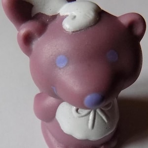 Strawberry Shortcake Mini Strawberryland Miniatures Skunk Souffle Angle Cake Vintage Kenner PVC Pet