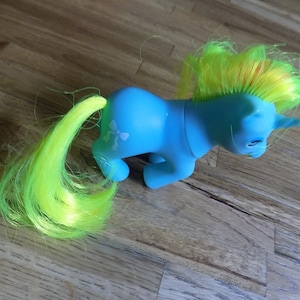 My Little Pony G1 Vintage Ponies Baby Ribbon Vintage Hasbro MLP Horses Figure Beddy bye eyes