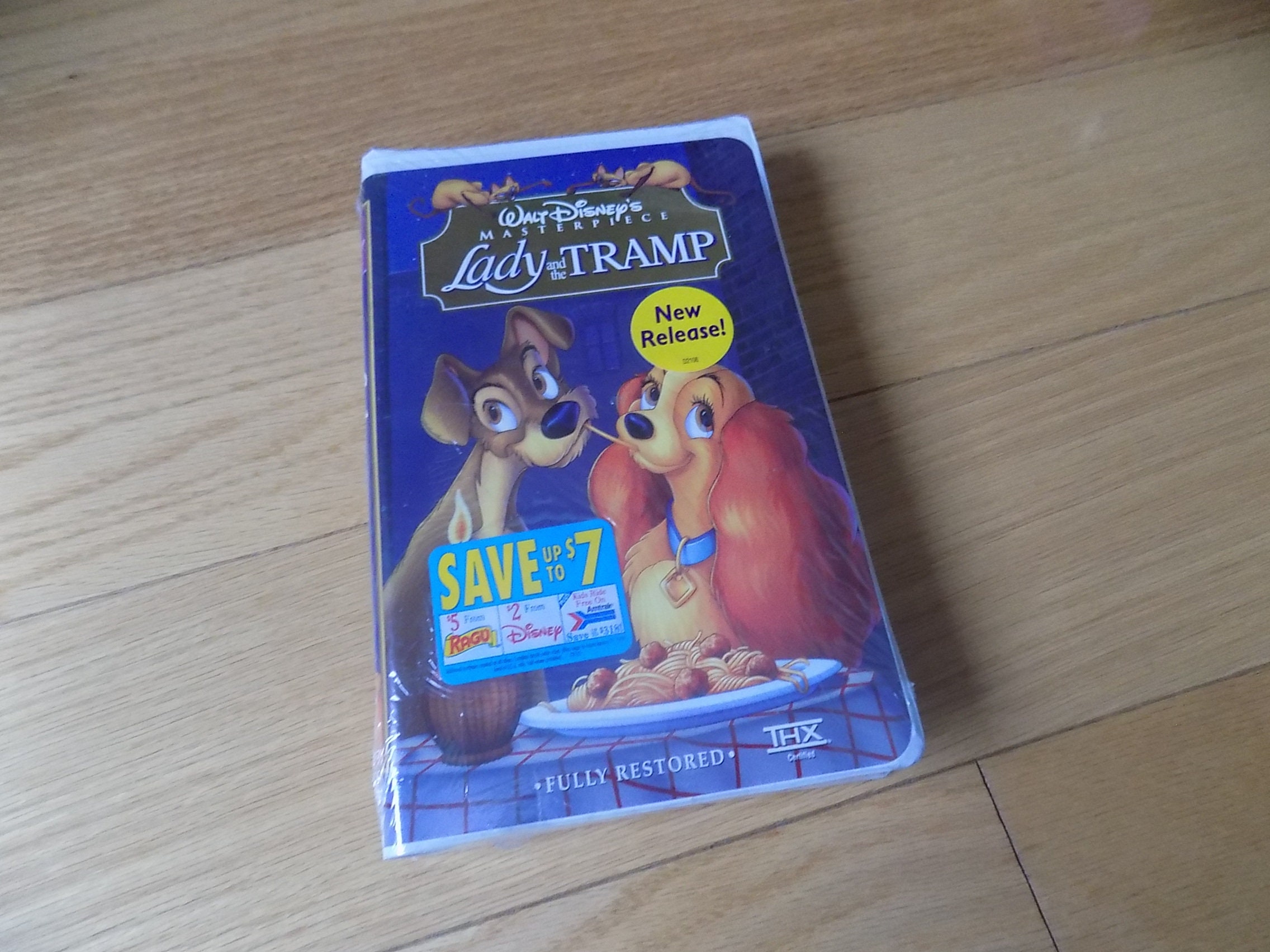 Walt Disney's Masterpiece Lady and the Tramp VHS Tape Sealed - Etsy