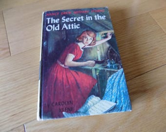 Nancy Drew Mystery: The Secret in the Old Attic - Vintage Mystery Book