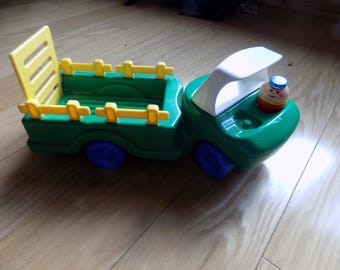 "Vintage Little Tikes Traktor Anhänger ""Farmer Person"" Spielzeug."