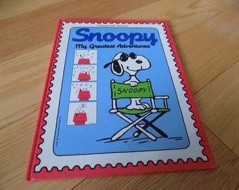 Snoopy My Greatest Adventures Book: Peanuts Charlie Brown Lucy Vintage Schulz