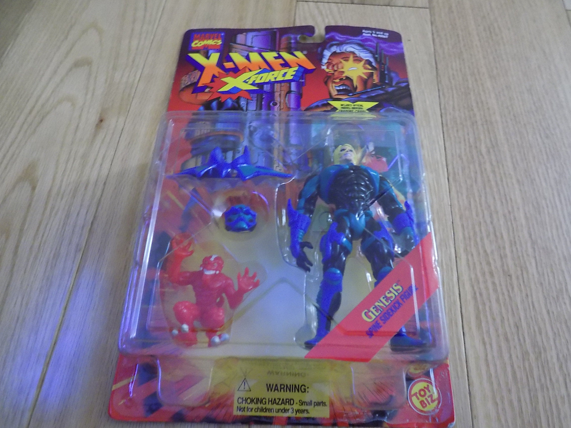 Sealed 1995 X-men Genesis Action Figure With Spine - Marvel Toy