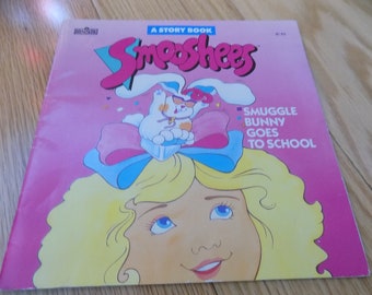 Smooshees Il coniglietto contrabbandiere va a scuola Libro di fiabe Smooshies Libri per bambini vintage