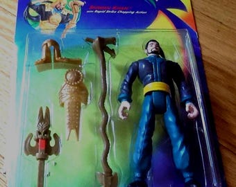 The Shadow Action Figure: SEALED Vintage Shiwan Khan Rapid Stike Chopping