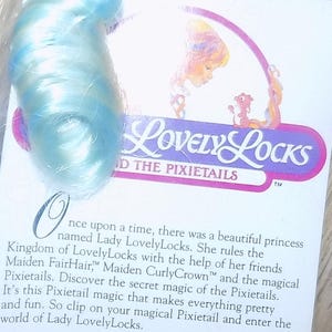LADY LOVELY LOCKS Pixietail verzegeld pakket Lady Lovelylocks Mattel Vintage That Characters From Cleveland Haarkamaccessoires Pixietails