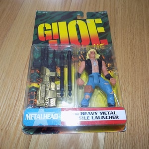 G I JOE  Doll vintage Metalhead Extreme Soldier Dolls Hasbro Action Figure Toys Barbie Ken Sergeant with Heavy Metal Missile Launcher