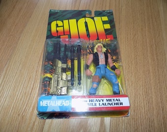 G I JOE  Doll vintage Metalhead Extreme Soldier Dolls Hasbro Action Figure Toys Barbie Ken Sergeant with Heavy Metal Missile Launcher