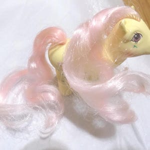 My Little Pony G1 Vintage Flutter Ponies Rosedust Vintage Hasbro MLP Horses Figure
