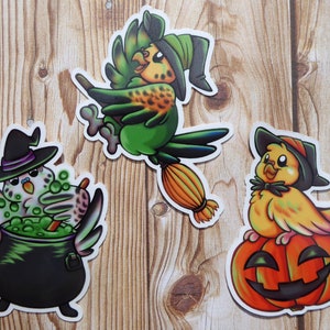 Halloween parkietstickerset