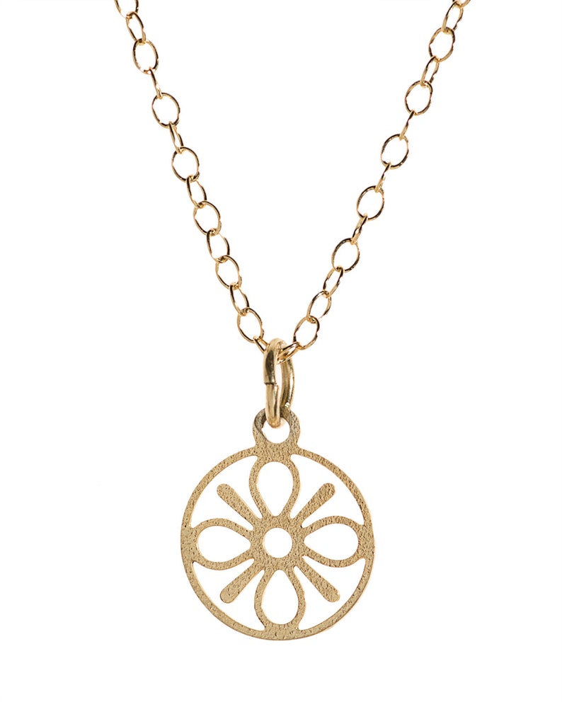 Simple Gold Necklaceminimalist Necklacegold Necklacecharm Etsy