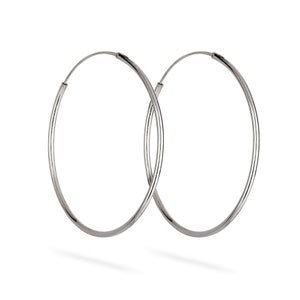 Thin hoop earrings,Dainty hoop earrings silver ,large hoop earrings,sterling silver,minimalist earrings ,gift for women