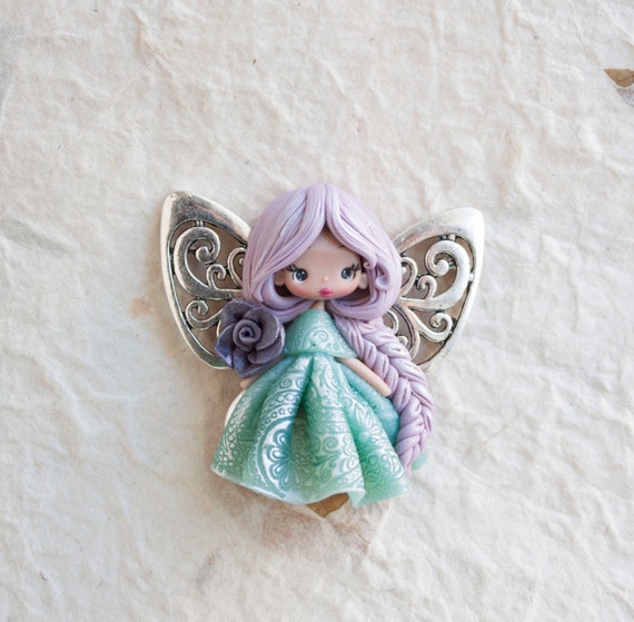 fairy bracelet bangle with mini doll made to order