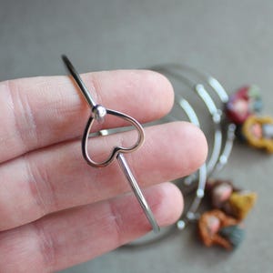 disney's princess bangle, polymerclay dolls, stainless steel bracelet, kawaii disney doll, clay chibi, figurine image 10