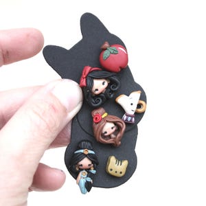 studs disney earrings, polymerclay disney studs, doll studs, cute earrings, nice earrings, nice studs,polymerclay studs,princess jewels