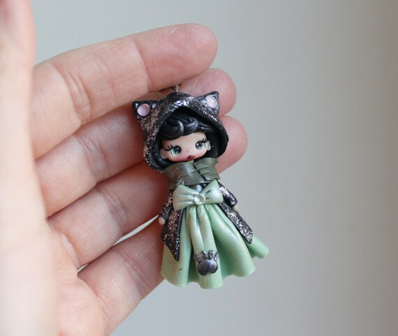 Polymer Clay Pendant Doll Pendant Fimo Dolls polymerclay Dolls
