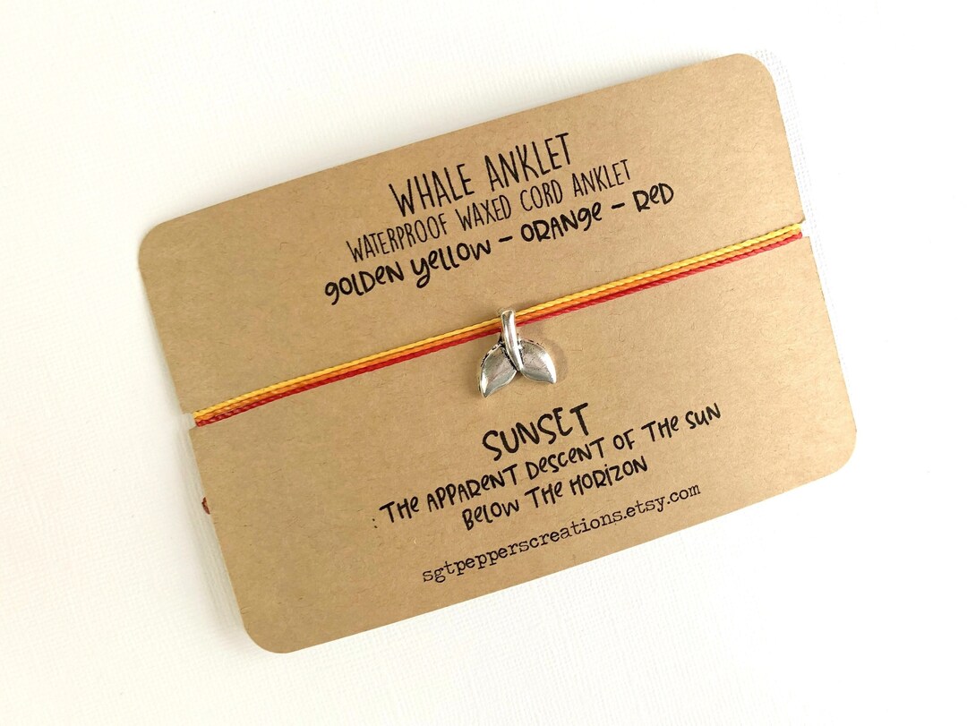 Avalon Whale Tail Anklet