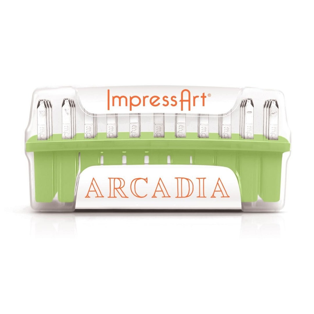 IMPRESSART Arcadia Uppercase Letter Stamps 3mm 33 Piece Etsy