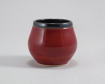 Copper Red Ceramic Tea Cup