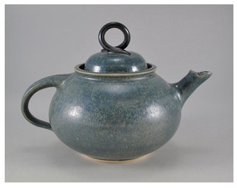 Ceramic Tea Pot with Deep Agate Glaze