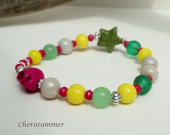 Colorful Bracelet Skull Star