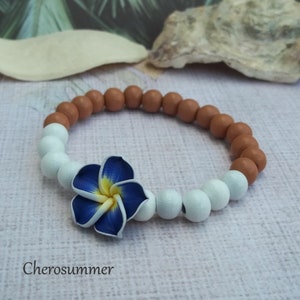 Sommer Armband Hawaii Blau Bild 1