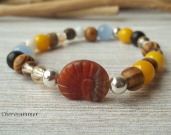 Bracelet "Snail's house"