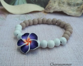 Sommer Armband "Hawaii" Lila