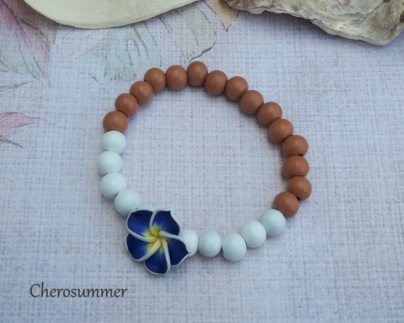 Sommer Armband Hawaii Blau Bild 2