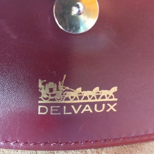 Sac vintage Delvaux rouge bordeaux image 6