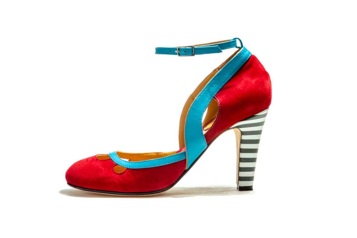 Red Mary Jane Shoes Women