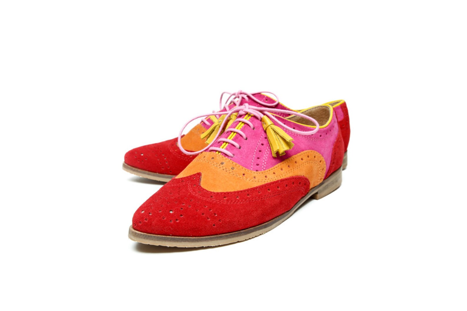 pointed oxford shoes women's