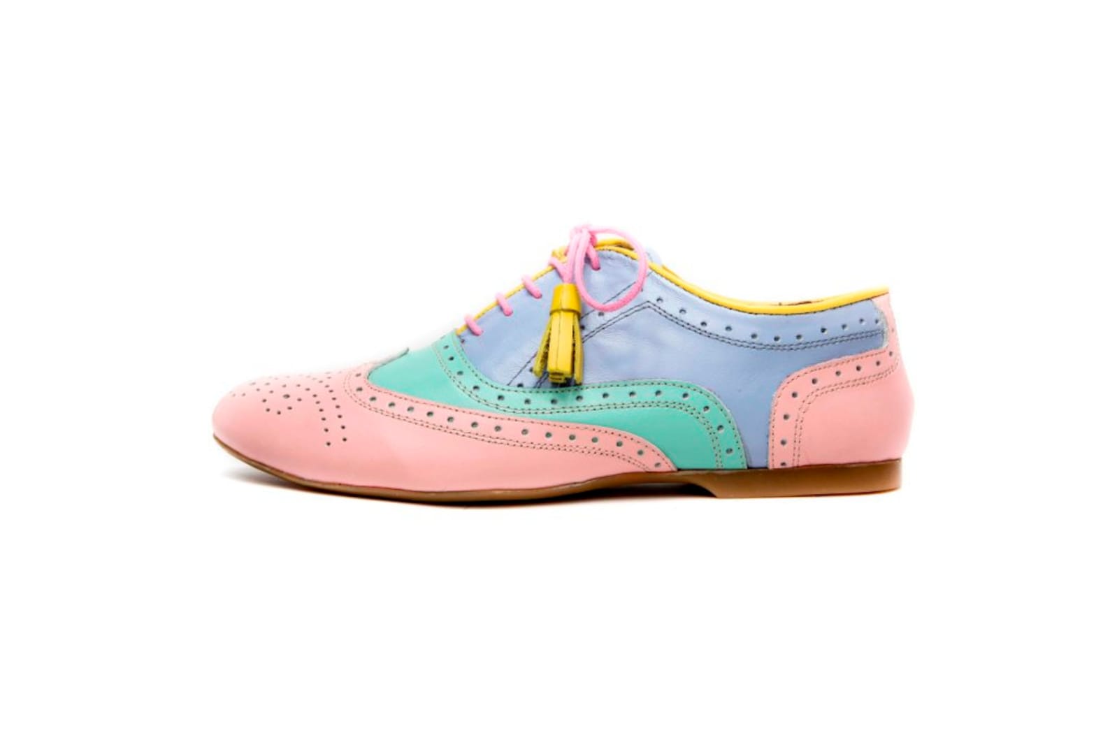 women's oxford shoes, ballet flats, leather ballet flats, handmade women's flats, pink shoes, mint shoes, blue shoes, ba