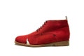 Red men's shoes/ Men's suede ankle boots/ Red Oxford shoes/ Handmade leather men shoes/ Designer men shoes/ FREE SHIPPING/ Handmade boots