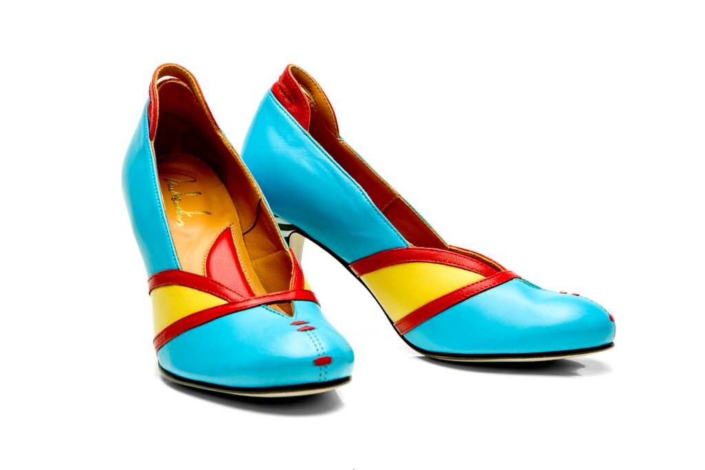 High Heel Turquoise Blue Pumps 
