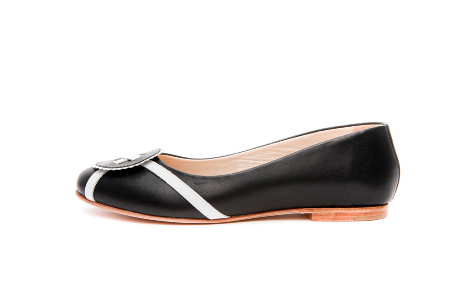 leather black ballet flats/ ballerina shoes/ women's shoes/ handmade flats/ elegant flats/ wedding shoes/ custom shoes