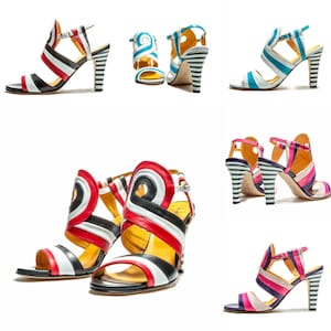 High heel strappy sandals/ Irresistible handmade sandals/ Ankle strap/ Womens shoes/ leather sandals/FREE SHIPPING/ Unique shoes/