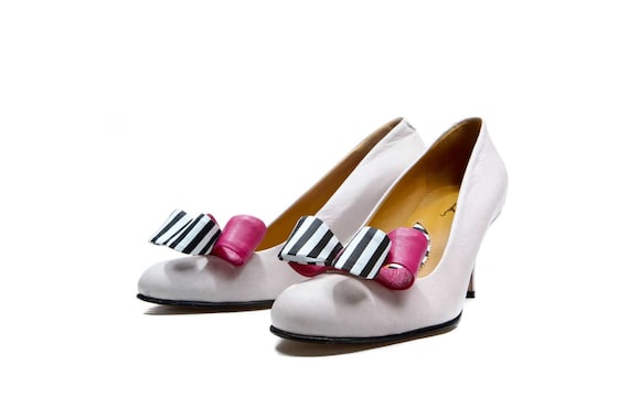 Blush Bow Mid Heel Shoes Baby Pink Leather Shoes High Heel Shoes Blush Stilettos Bridal Low Heels Handmade Pumps Feminine Shoes Etsy Canada