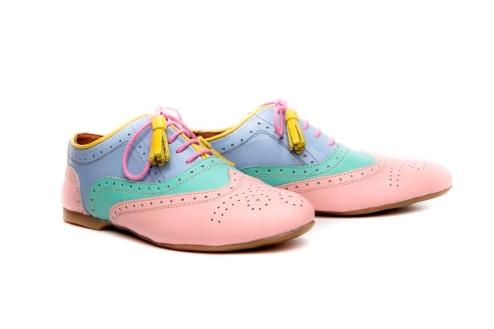 women's oxford shoes, ballet flats, leather ballet flats, handmade women's flats, pink shoes, mint shoes, blue shoes, ba